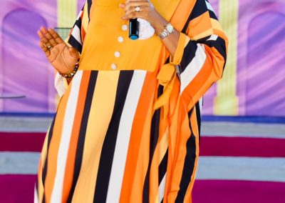 Rev. (Mrs) Vivian Ego Arutere Ministering the Word to the Congregants!