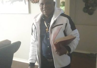 Bishop Elect Fred K. Arutere stepping out to minister at God's Covenant Christian Assembly, Arlington Tx, USA